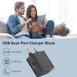 Refurbished That Watch Shop Dual USB Power Adapter Wall Plug (NZ / AU)  - Reebelo Ireland