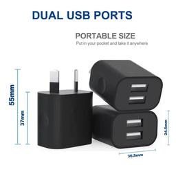 Refurbished That Watch Shop Dual USB Power Adapter Wall Plug (NZ / AU)  - Reebelo Ireland