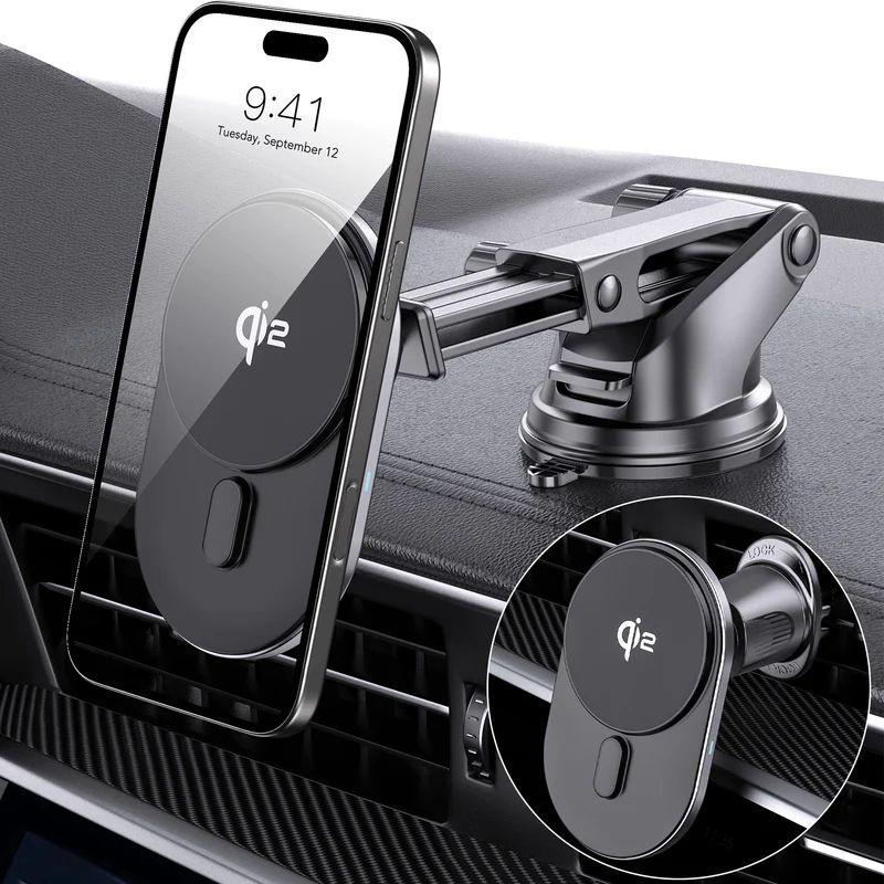 Refurbished Tough On 15W Qi2 Wireless Car Charger - Reebelo Ireland