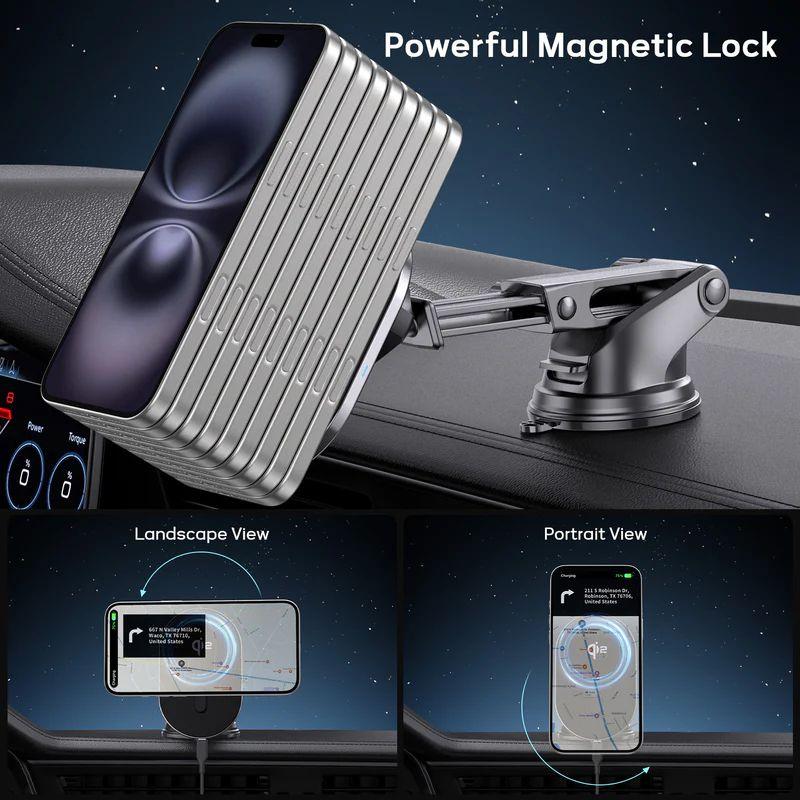 Refurbished Tough On 15W Qi2 Wireless Car Charger - Reebelo Ireland