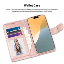 Refurbished Tough On Flip Wallet Leather Phone Case for iPhone 16 - Reebelo Ireland