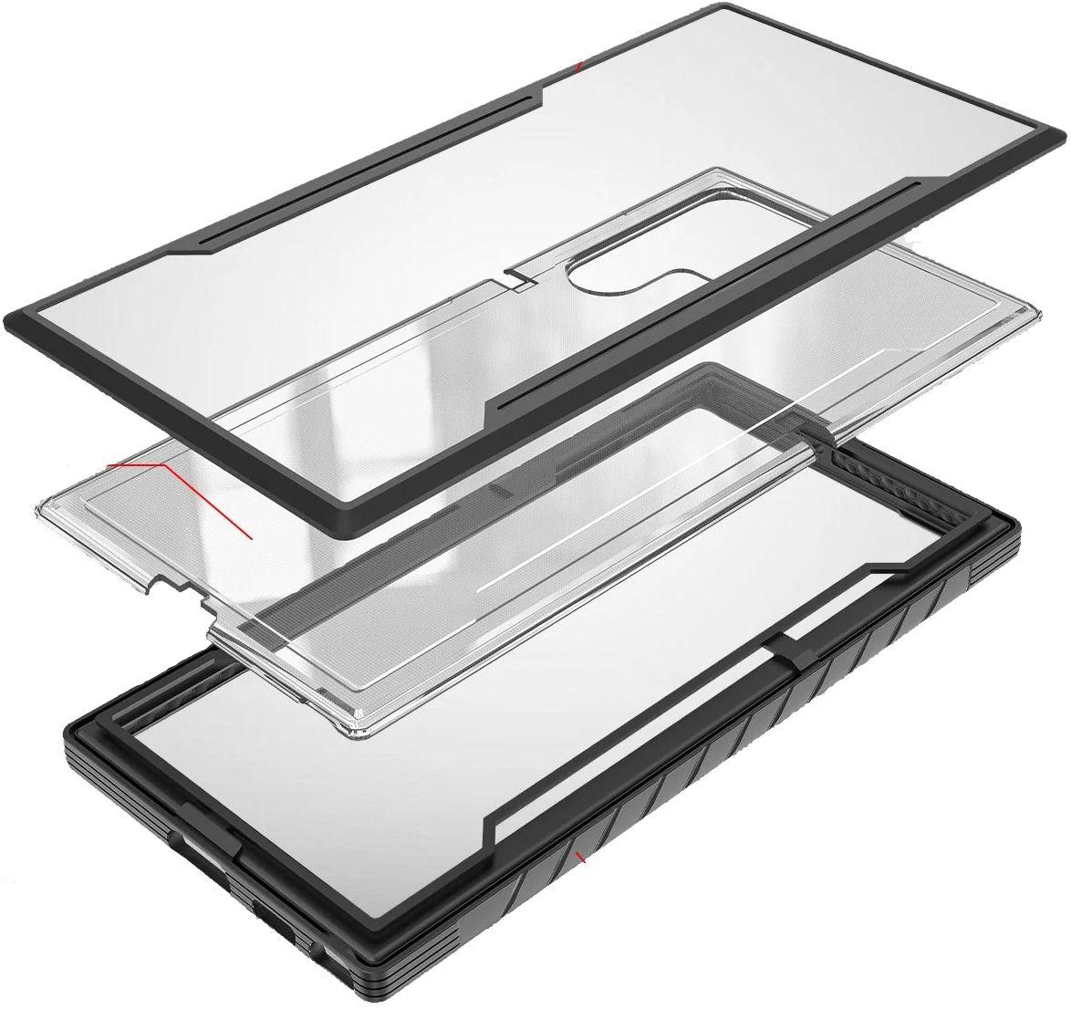 Refurbished Tough On Phone Case Iron Shield for Galaxy S24 Ultra - Reebelo Ireland