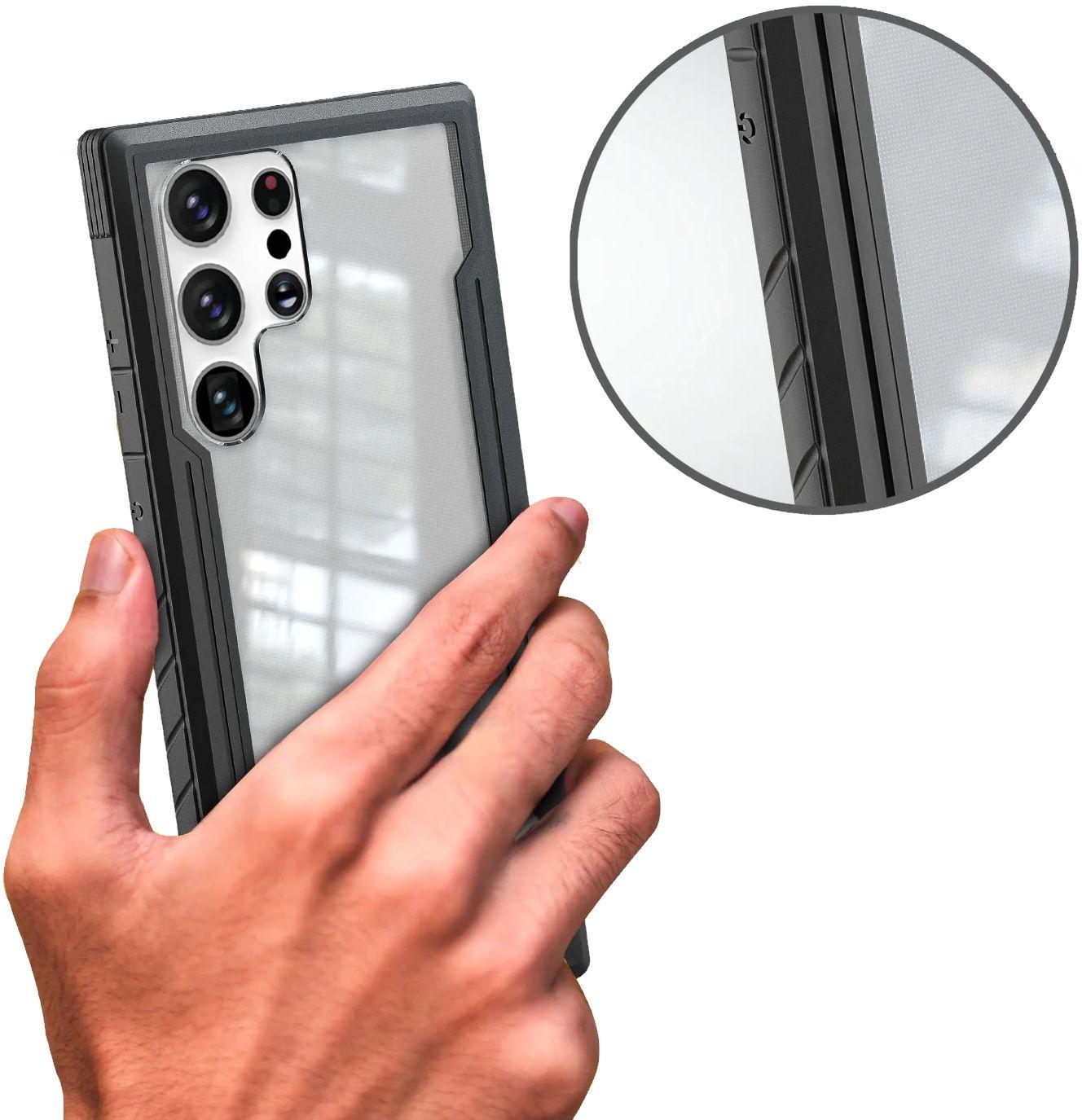 Refurbished Tough On Phone Case Iron Shield for Galaxy S24 Ultra - Reebelo Ireland