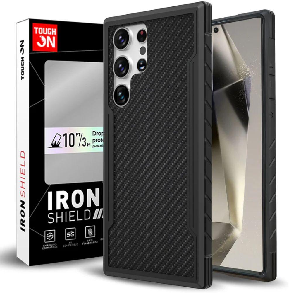 Refurbished Tough On Phone Case Iron Shield for Galaxy S24 Ultra - Reebelo Ireland
