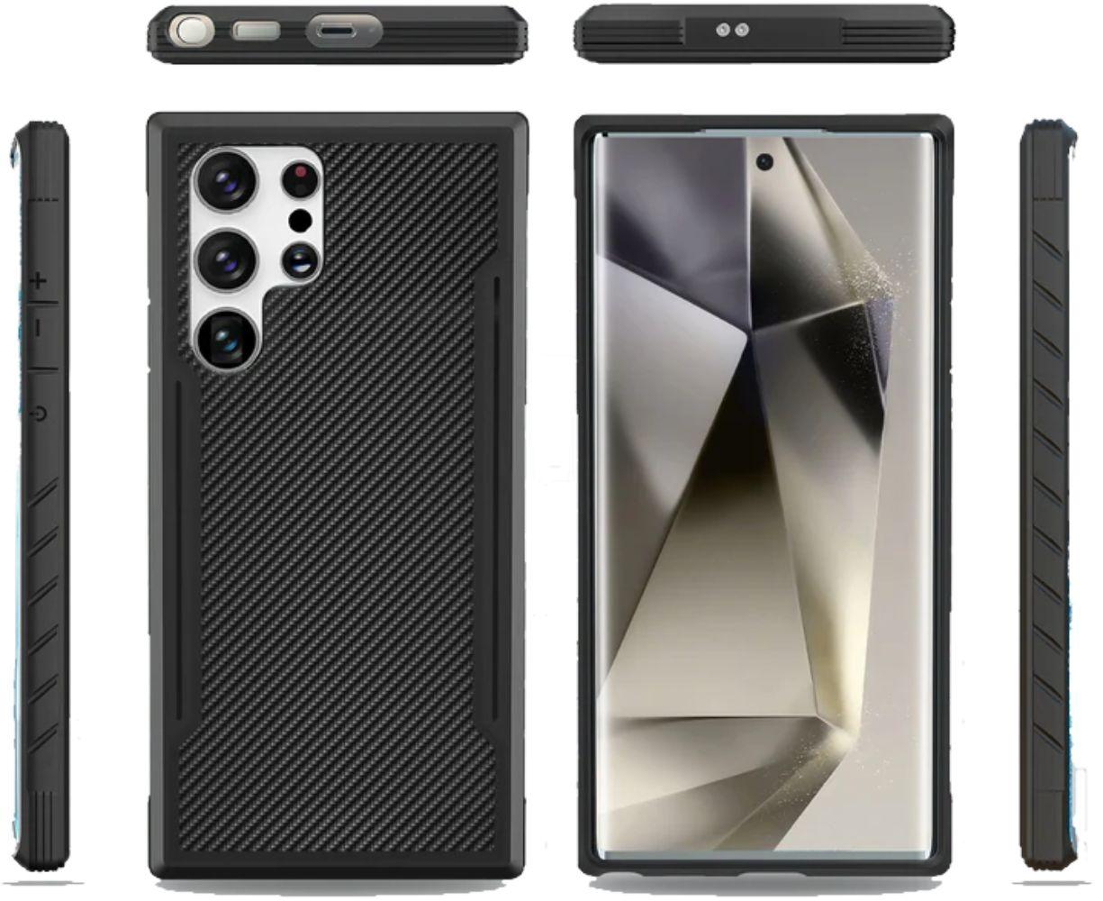 Refurbished Tough On Phone Case Iron Shield for Galaxy S24 Ultra - Reebelo Ireland