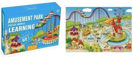 Refurbished Tristar Large Puzzle - Amusement Park Theme (60pcs) - Reebelo Ireland