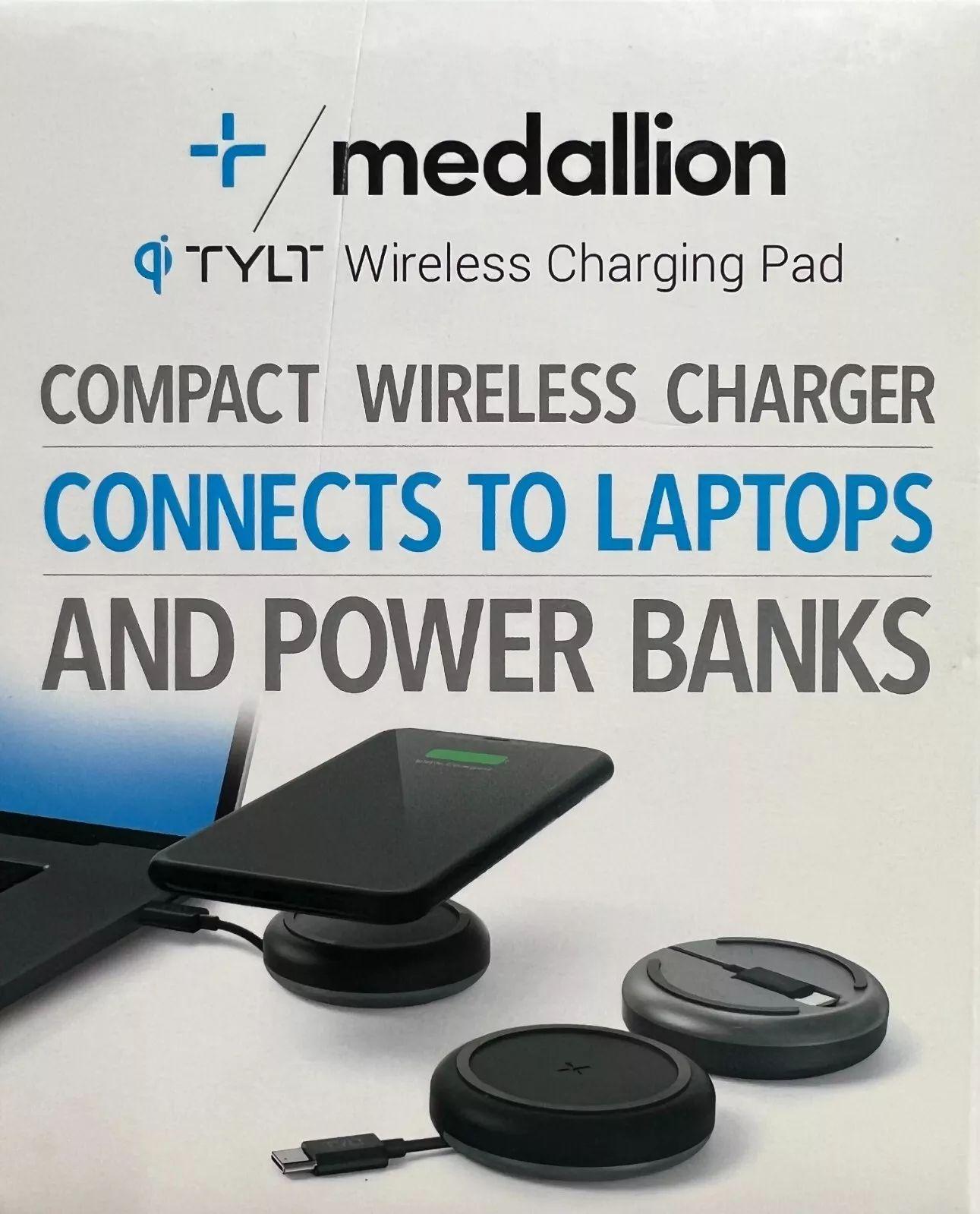 Refurbished TYLT Medallion Portable Wireless Charging Pad - Reebelo Ireland