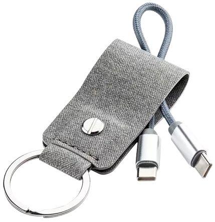 Refurbished Tylt USB-C to USB-C Portable Keychain Cable - Reebelo Ireland