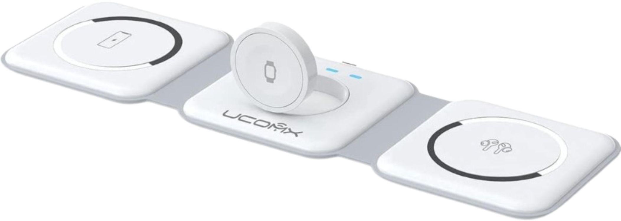 Refurbished UCOMX Nano 3 in 1 Wireless Charger with Adapter   - Reebelo Ireland