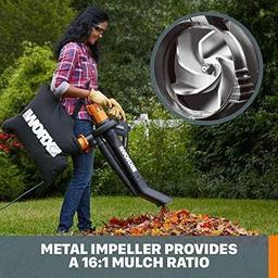Refurbished Worx WG505 Trivac 12 Amp 3-in-1 Leaf Blower - Reebelo Ireland