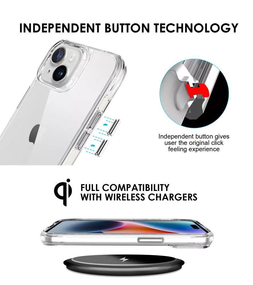 Refurbished Xquisite ProAir Clear Phone Case for iPhone 15 - Reebelo Ireland
