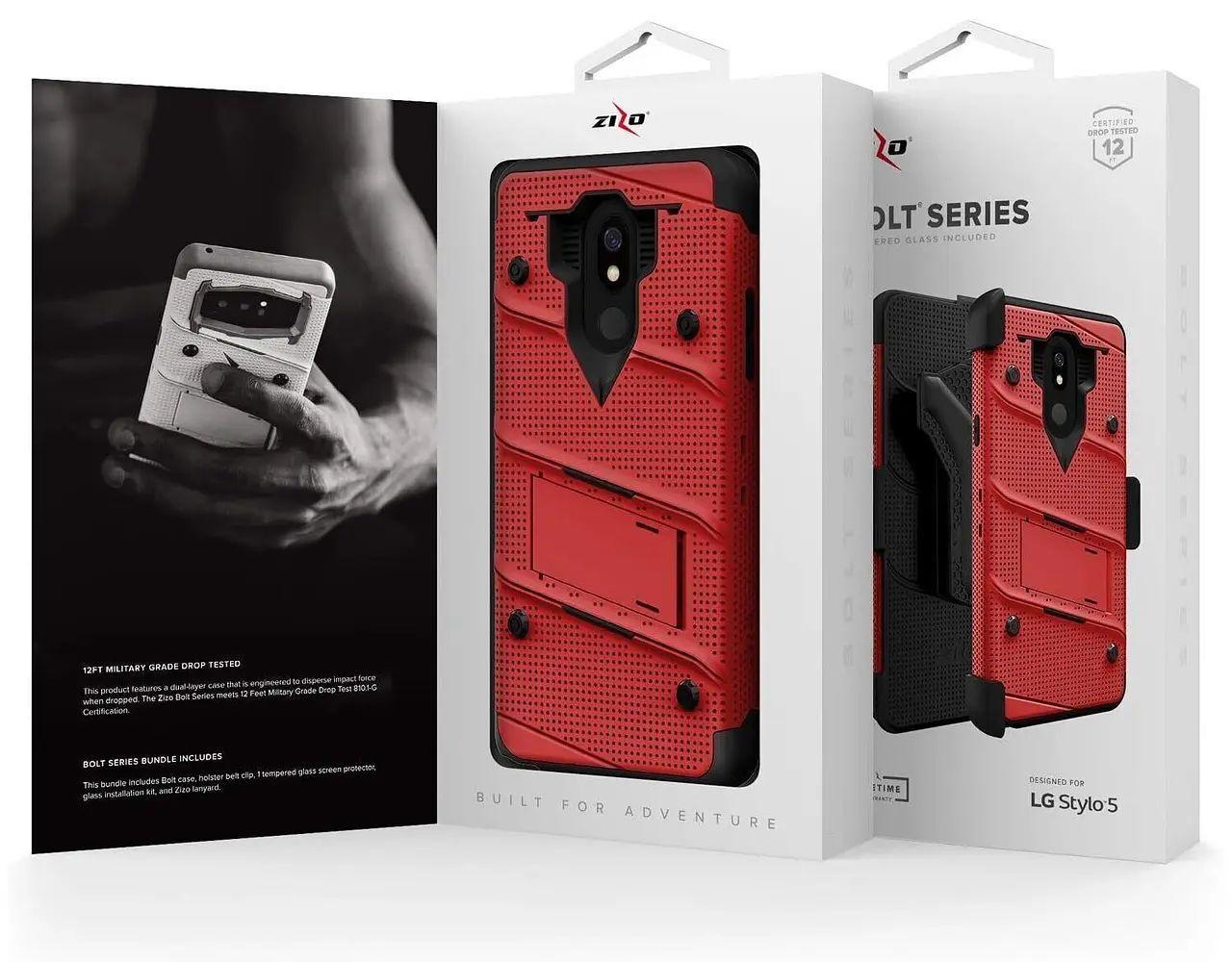 Refurbished ZIZO BOLT Series Phone Case for LG Harmony 3/ K40/ Solo - Reebelo Ireland