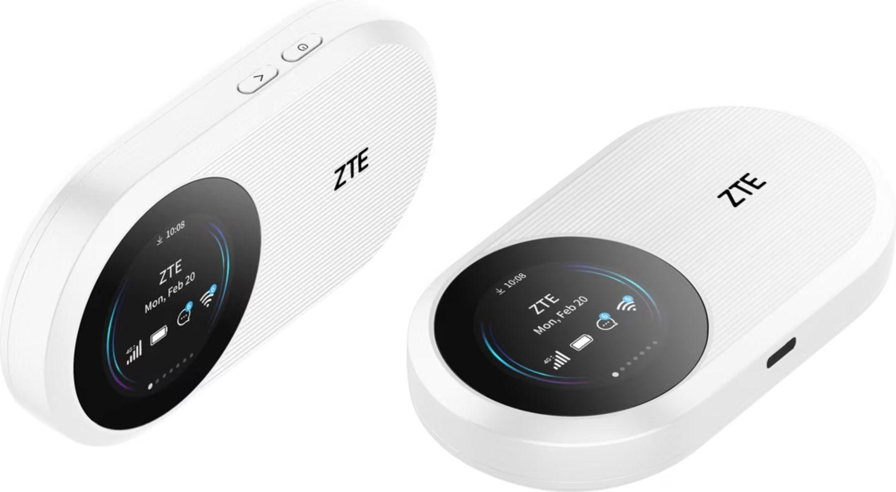 Refurbished ZTE U10S Pro White 4G+LTE Mobile Wi-Fi 6 - Reebelo Ireland