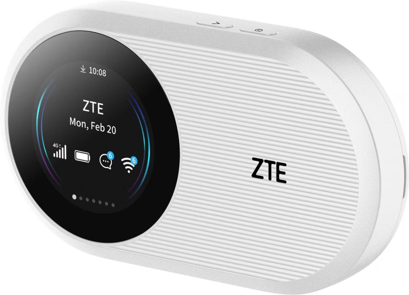 Refurbished ZTE U10S Pro White 4G+LTE Mobile Wi-Fi 6 - Reebelo Ireland
