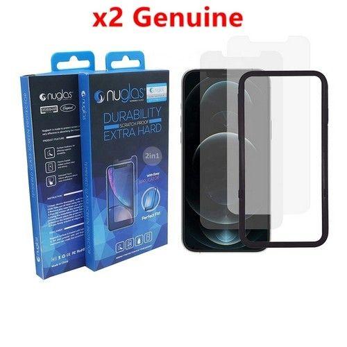Refurbished Nuglas 2x Screen protector Tempered Glass for IPhone 13 Mini with Applicator - Reebelo Ireland