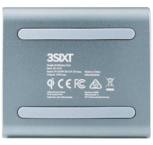 Refurbished 3sixT Qi Wireless Aluminium Charging Pad 15W - Reebelo Ireland