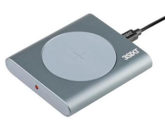 Refurbished 3sixT Qi Wireless Aluminium Charging Pad 15W - Reebelo Ireland
