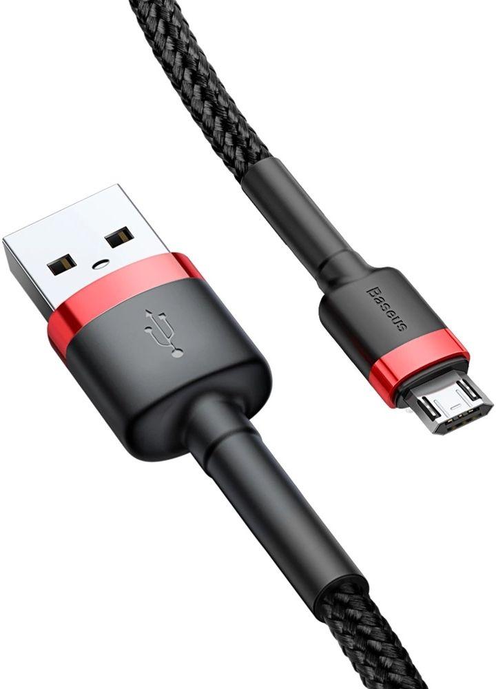 Refurbished Baseus Phone Cable Cafule Fast Charging USB to Micro USB 1.5A (2M) - Reebelo Ireland
