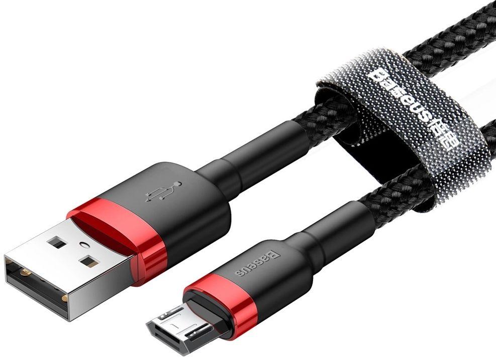Refurbished Baseus Phone Cable Cafule Fast Charging USB to Micro USB 1.5A (2M) - Reebelo Ireland