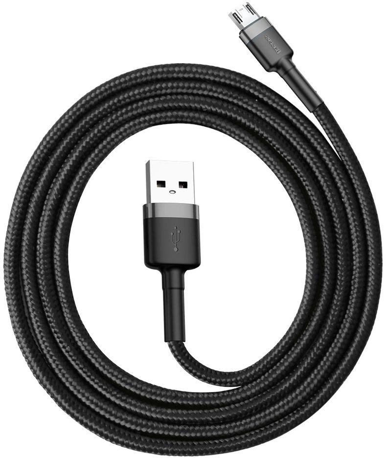 Refurbished Baseus Phone Cable Cafule Fast Charging USB to Micro USB 1.5A (2M) - Reebelo Ireland