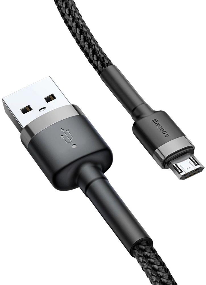 Refurbished Baseus Phone Cable Cafule Fast Charging USB to Micro USB 1.5A (2M) - Reebelo Ireland