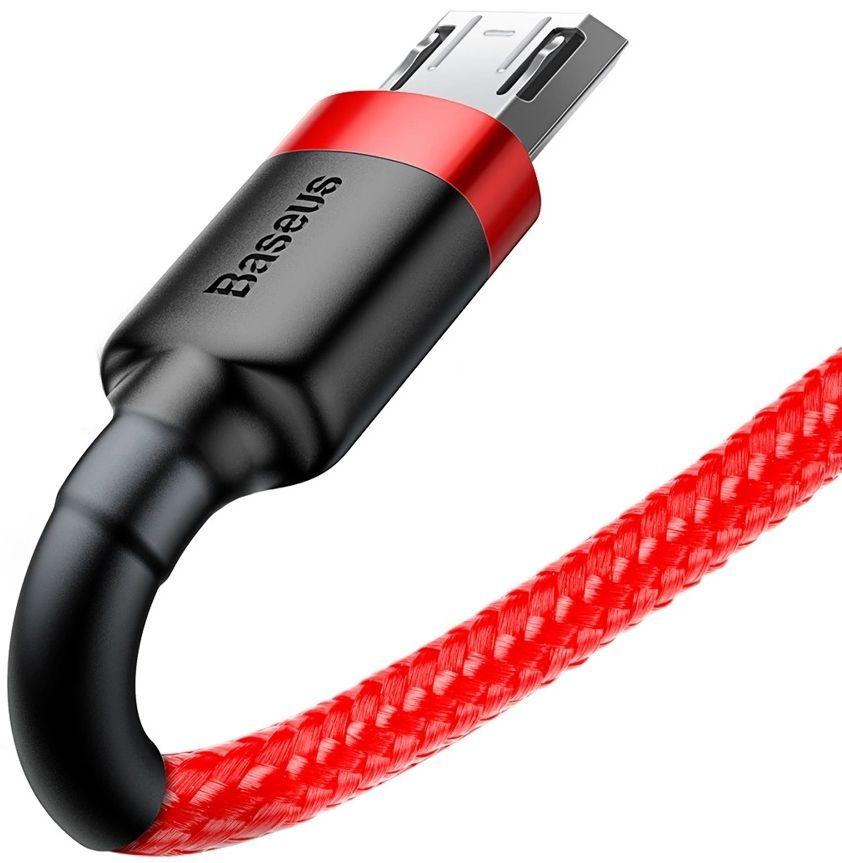 Refurbished Baseus Phone Cable Cafule Fast Charging USB to Micro USB 1.5A (2M) - Reebelo Ireland