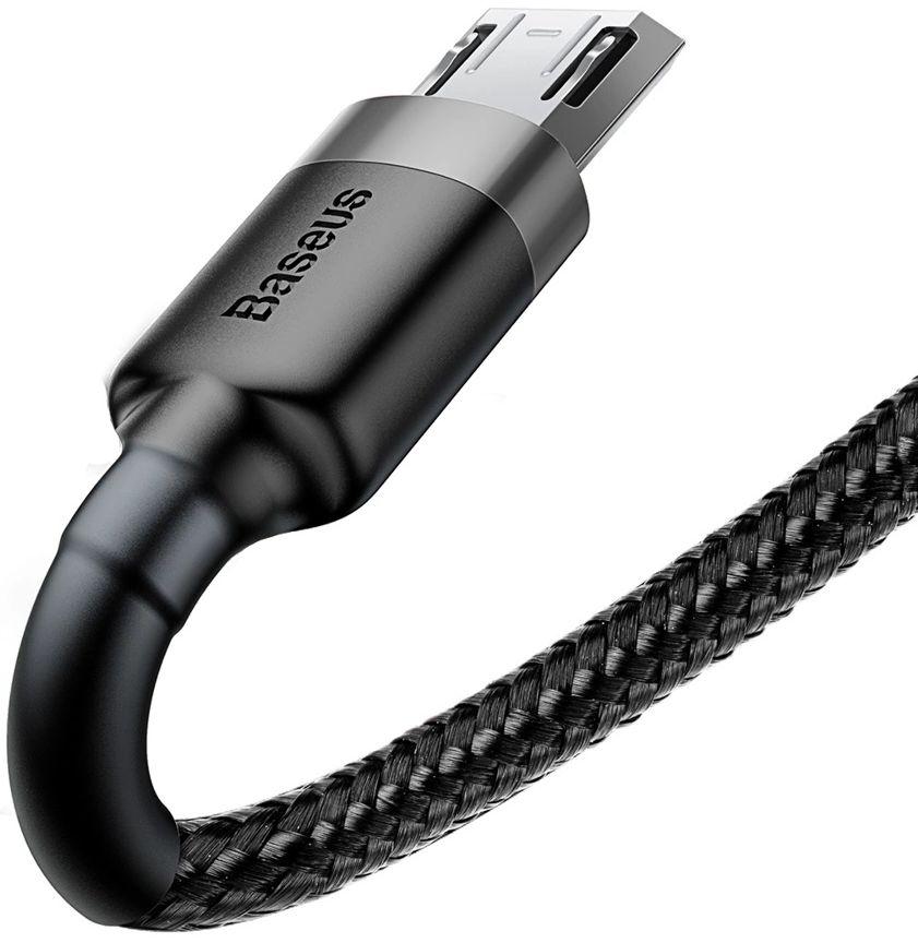 Refurbished Baseus Phone Cable Cafule Fast Charging USB to Micro USB 2A (3M) - Reebelo Ireland