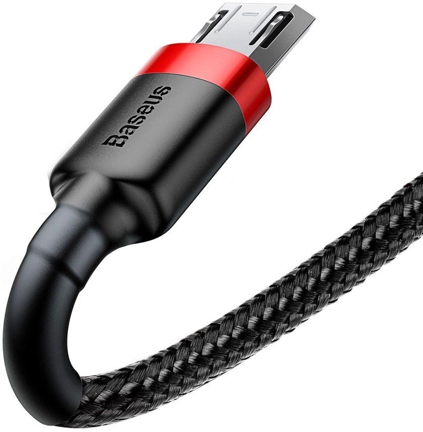 Refurbished Baseus Phone Cable Cafule Fast Charging USB to Micro USB 2A (3M) - Reebelo Ireland