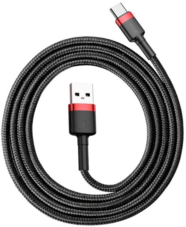 Refurbished Baseus Phone Cable Cafule Fast Charging USB to Type-C USB 2A (2M) - Reebelo Ireland