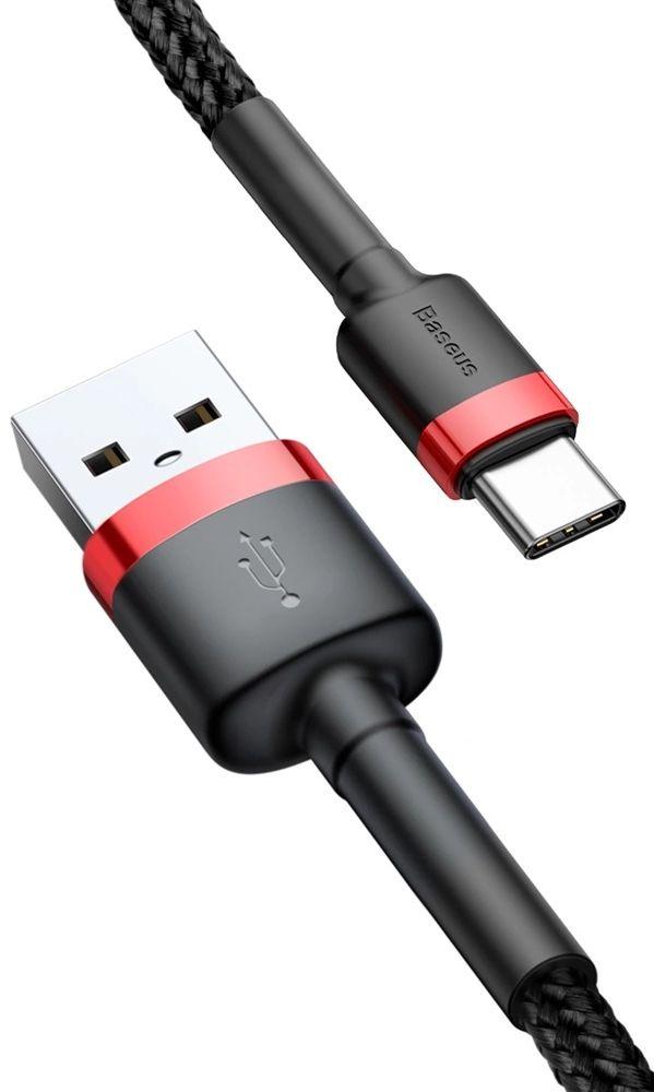 Refurbished Baseus Phone Cable Cafule Fast Charging USB to Type-C USB 2A (2M) - Reebelo Ireland