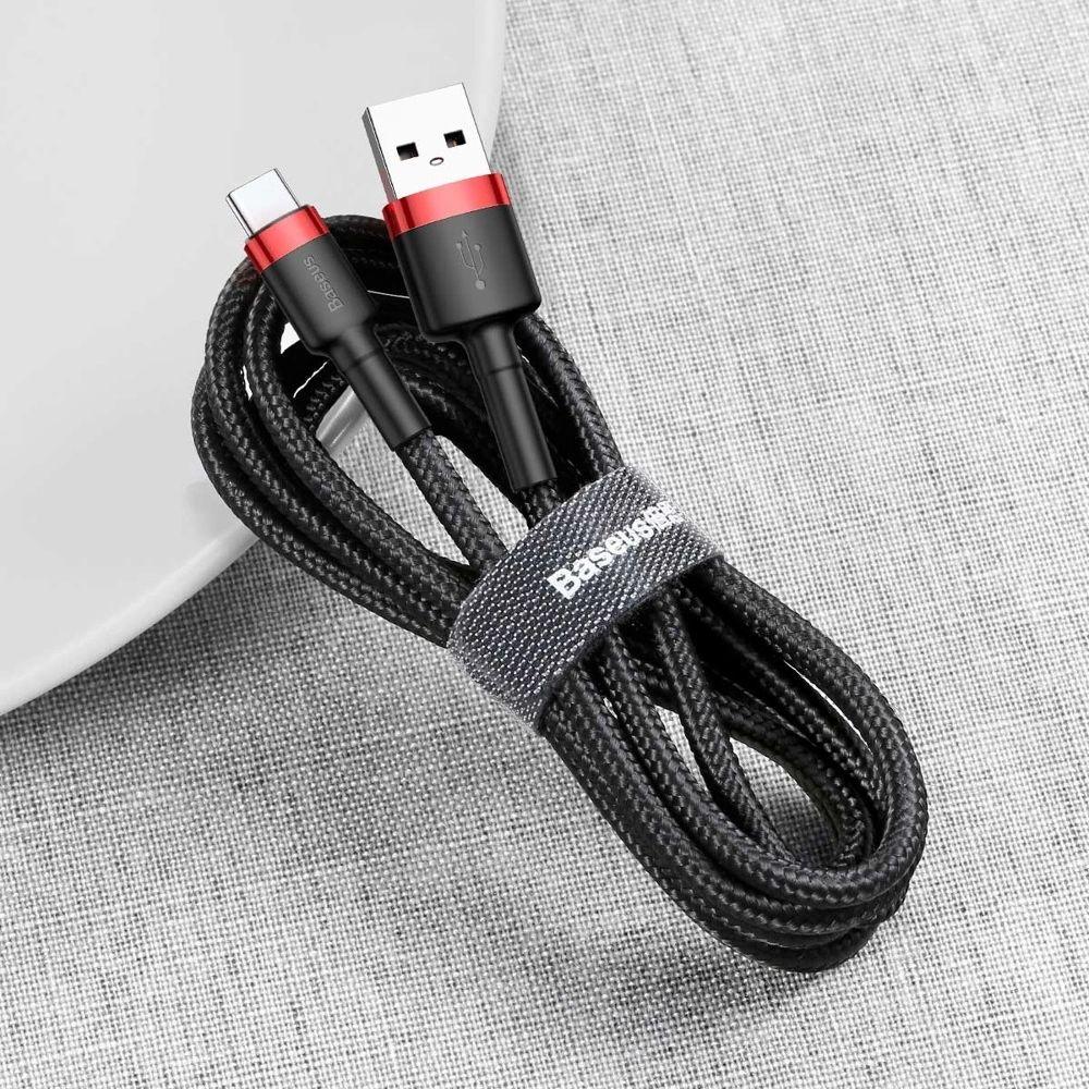 Refurbished Baseus Phone Cable Cafule Fast Charging USB to Type-C USB 2A (2M) - Reebelo Ireland