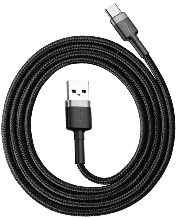 Refurbished Baseus Phone Cable Cafule Fast Charging USB to Type-C USB 2A (2M) - Reebelo Ireland