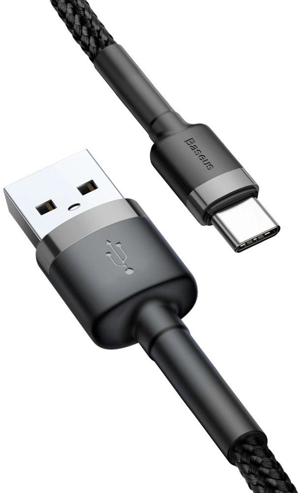 Refurbished Baseus Phone Cable Cafule Fast Charging USB to Type-C USB 2A (2M) - Reebelo Ireland