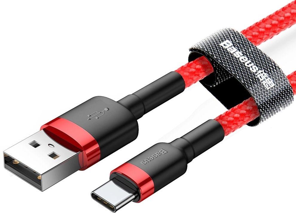 Refurbished Baseus Phone Cable Cafule Fast Charging USB to Type-C USB 2A (2M) - Reebelo Ireland