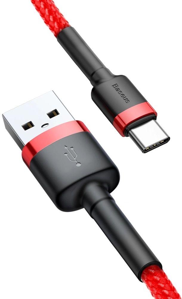 Refurbished Baseus Phone Cable Cafule Fast Charging USB to Type-C USB 2A (2M) - Reebelo Ireland