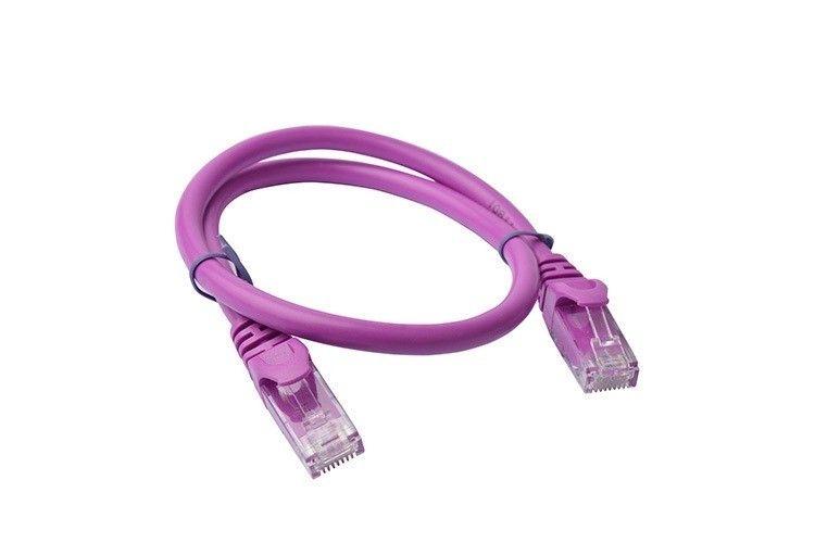 Refurbished 8Ware CAT6A Cable 0.25m (25cm) - Purple Color RJ45 Ethernet Network LAN UTP Patch Cord Snagless - Reebelo Ireland