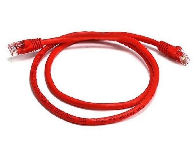 Refurbished 8Ware CAT6A Cable 0.25m (25cm) - Red Color RJ45 Ethernet Network LAN UTP Patch Cord Snagless - Reebelo Ireland