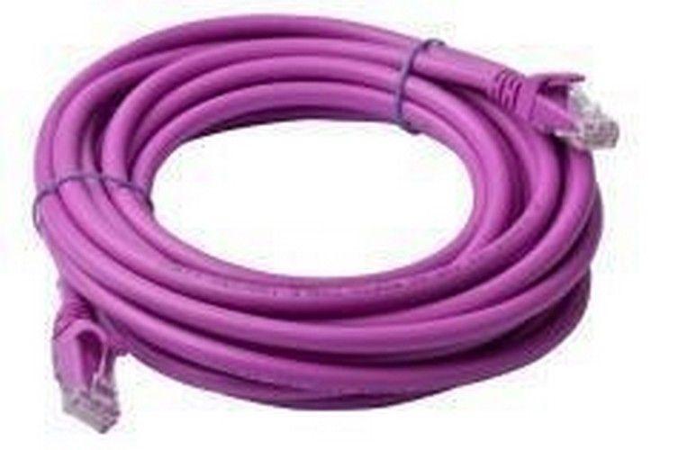 Refurbished 8Ware CAT6A Cable 5m - Purple Color RJ45 Ethernet Network LAN UTP Patch Cord Snagless - Reebelo Ireland