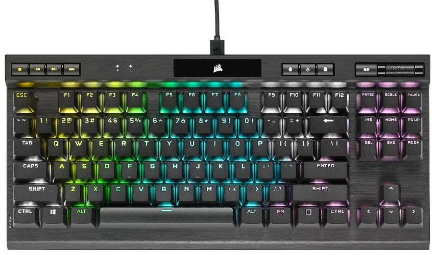 Refurbished Corsair K70 RGB TKL CHAMPION SERIES Optical-Mechanical Gaming Keyboard - OPX Mechanical - Reebelo Ireland
