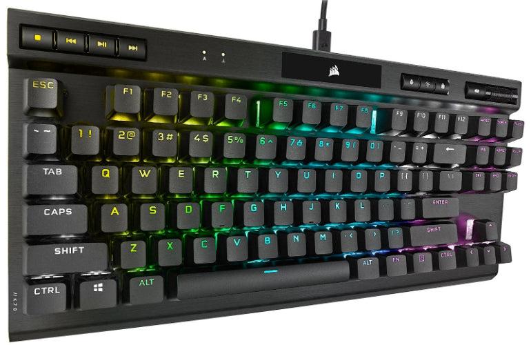 Refurbished Corsair K70 RGB TKL CHAMPION SERIES Optical-Mechanical Gaming Keyboard - OPX Mechanical - Reebelo Ireland