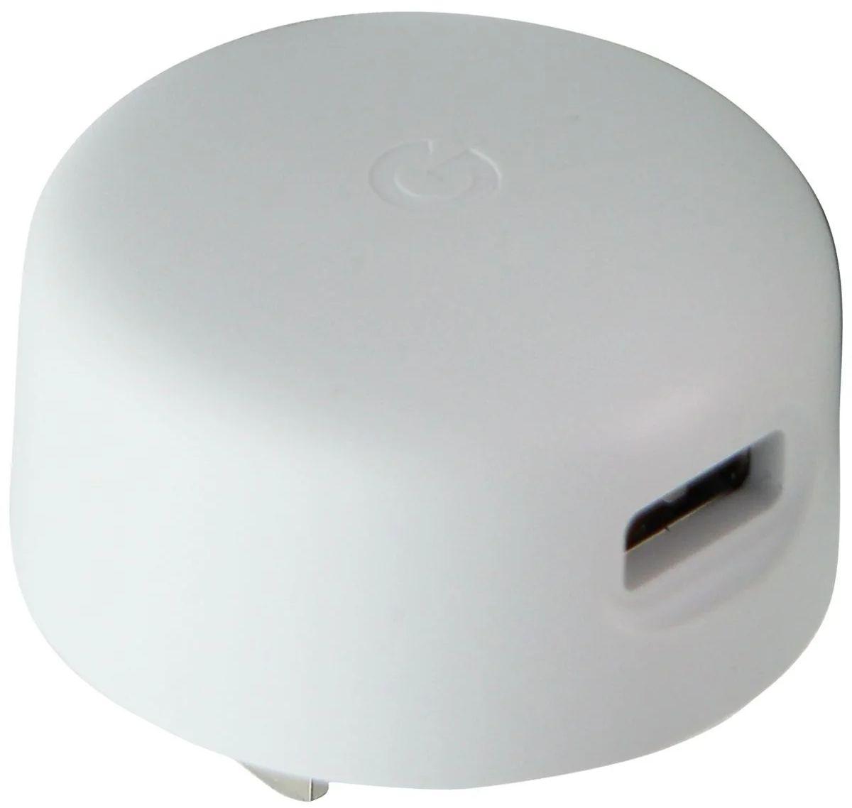 Refurbished Google (5V/1.5A) 7.5W Single USB Round Wall Adapter/Charger (G17BW) - Reebelo Ireland