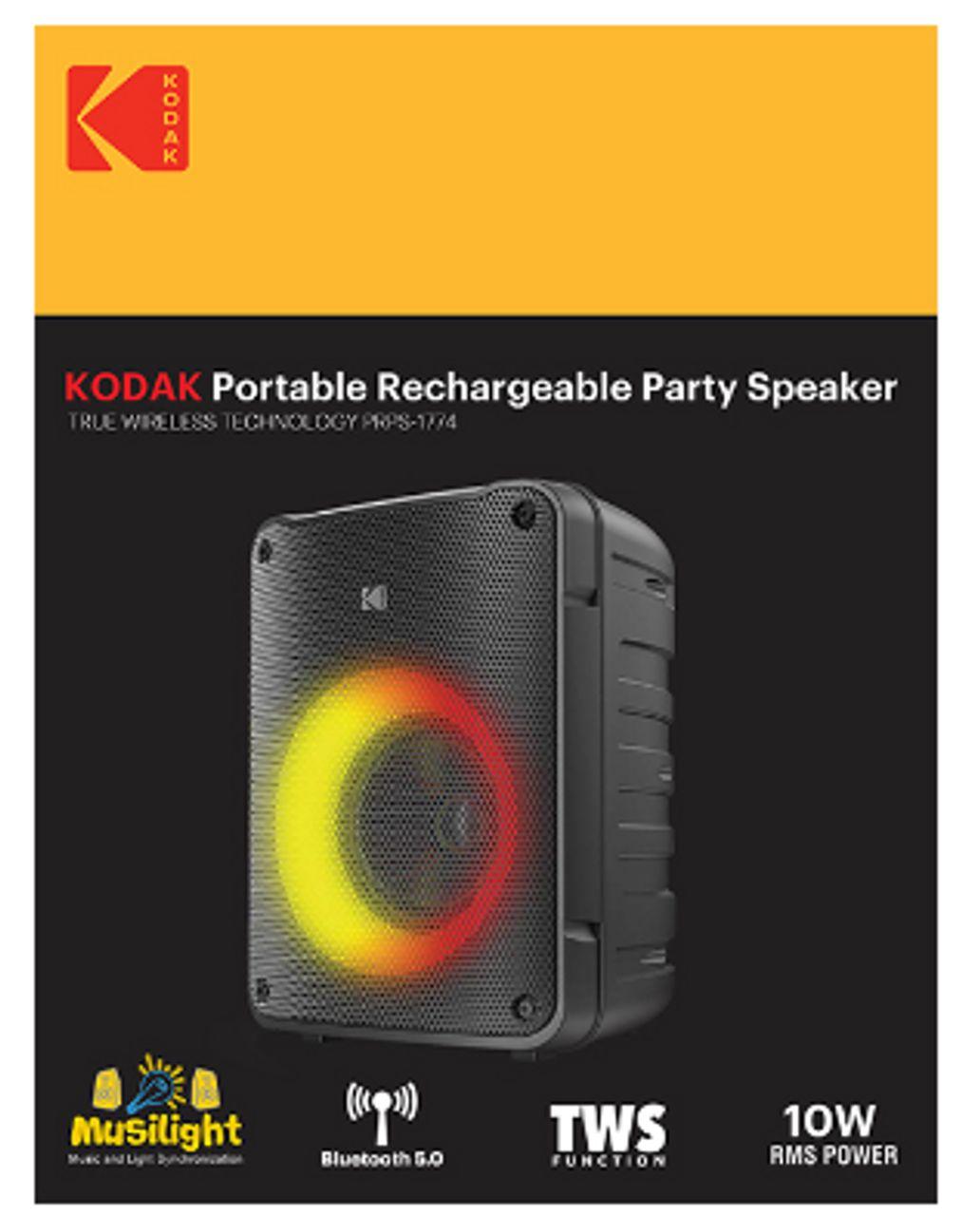 Refurbished KODAK PRPS-1774 Subwoofer Mini Tower Party Speaker 4" - Reebelo Ireland