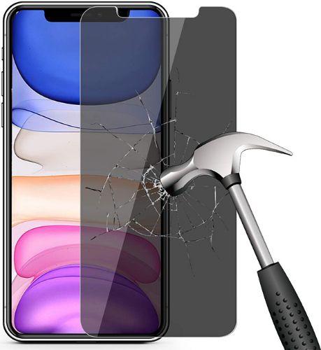 Refurbished Nuglas (2pcs) Flat Privacy Tempered Glass Screen Protector for iPhone 11/ XR - Reebelo Ireland