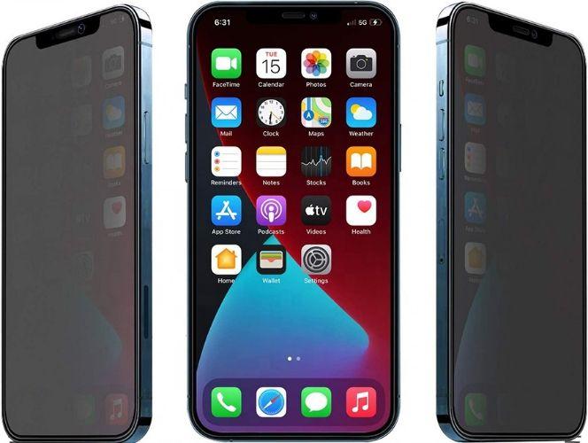 Refurbished Nuglas (2pcs) Flat Privacy Tempered Glass Screen Protector for iPhone 12 mini - Reebelo Ireland