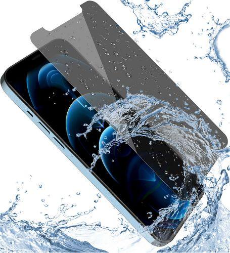 Refurbished Nuglas (2pcs) Flat Privacy Tempered Glass Screen Protector for iPhone 12 mini - Reebelo Ireland