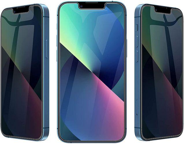 Refurbished Nuglas (2pcs) Flat Privacy Tempered Glass Screen Protector for iPhone 13 Pro Max - Reebelo Ireland