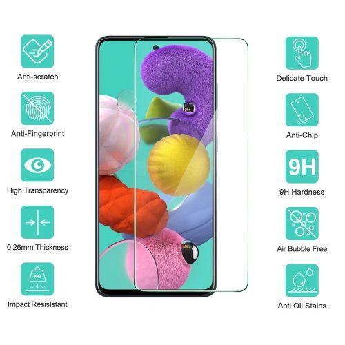 Refurbished Nuglas Flat Clear Tempered Glass Screen Protector for Galaxy A71 / A21S - Reebelo Ireland
