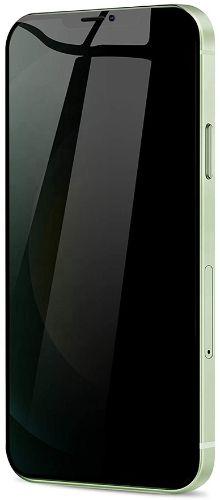 Refurbished Nuglas Full Cover Privacy Tempered Glass Screen Protector for iPhone 13 / 13 Pro - Reebelo Ireland