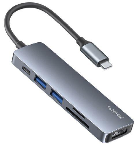 Refurbished Orotec Yesido 6-in-1 Multiport Hub Adapter - Reebelo Ireland