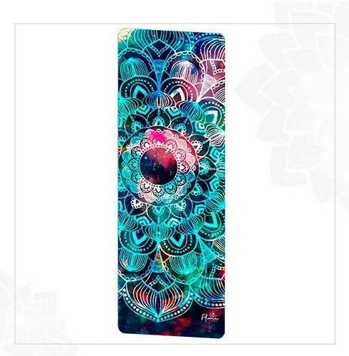 Refurbished PEACEFUL BEACH TOWEL unisex Eco-friendly beach gym camping towel sand free galaxy art made from recycled plastic bottles - Reebelo Ireland